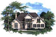 European Style House Plan - 4 Beds 2.5 Baths 2024 Sq/Ft Plan #41-149 