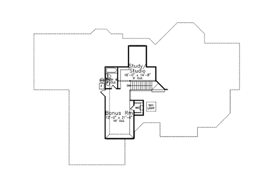 Floor Plan - Other Floor for Traditional House Plan #52-224 - 3 bed, 3.5 bath