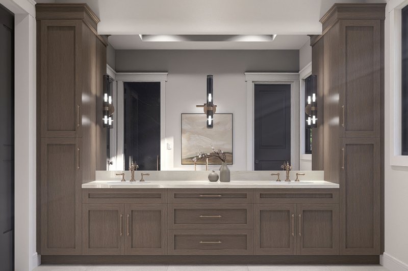 Architectural House Design - Interior - Master Bathroom for Cottage House Plan #455-815 - 3 bed, 2.5 bath