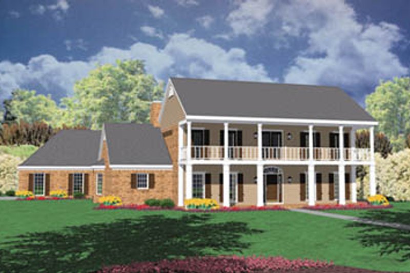 Home Plan - Southern Exterior - Front Elevation Plan #36-236