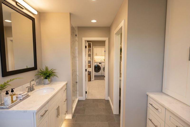 Home Plan - Interior - Master Bathroom 2 for Craftsman House Plan #51-1545 - 3 bed, 2.5 bath