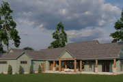 Farmhouse Style House Plan - 3 Beds 3.5 Baths 2716 Sq/Ft Plan #923-450 Exterior 