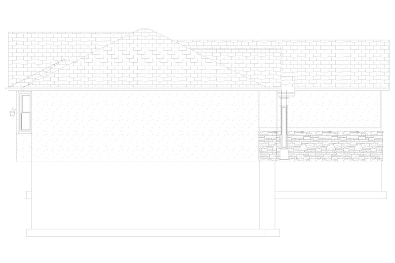 House Plan Design - Exterior - Other Elevation for Ranch House Plan #1060-234 - 3 bed, 2 bath