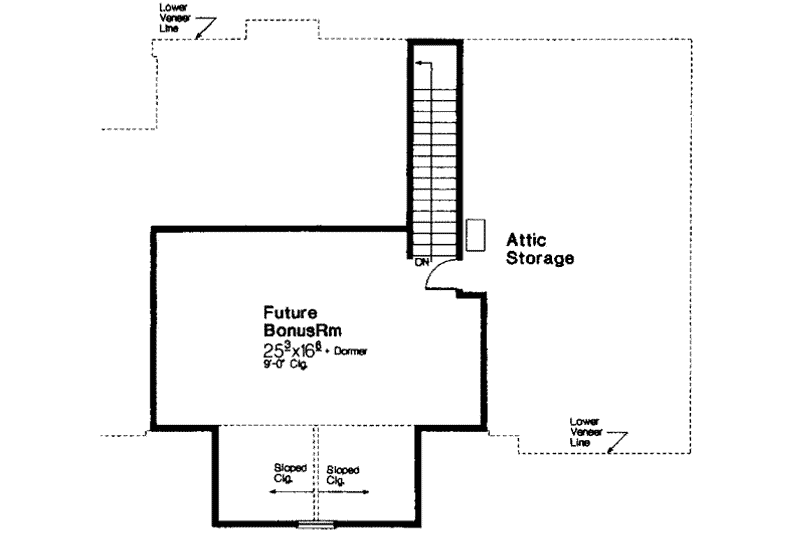 Home Plan - Floor Plan - Other Floor for Southern House Plan #310-263 - 3 bed, 2.5 bath