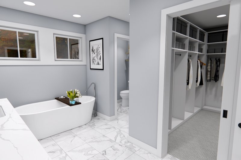 Home Plan - Interior - Master Bathroom for Craftsman House Plan #51-1368 - 4 bed, 3.5 bath