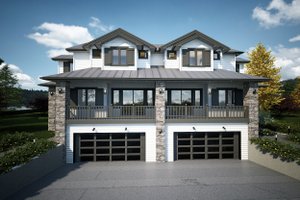 Home Plan - Farmhouse Exterior - Front Elevation Plan #1101-18