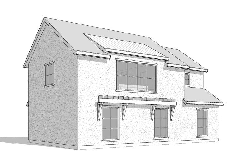 Home Plan - Exterior - Other Elevation for Contemporary House Plan #1114-47 - 1 bed, 1 bath