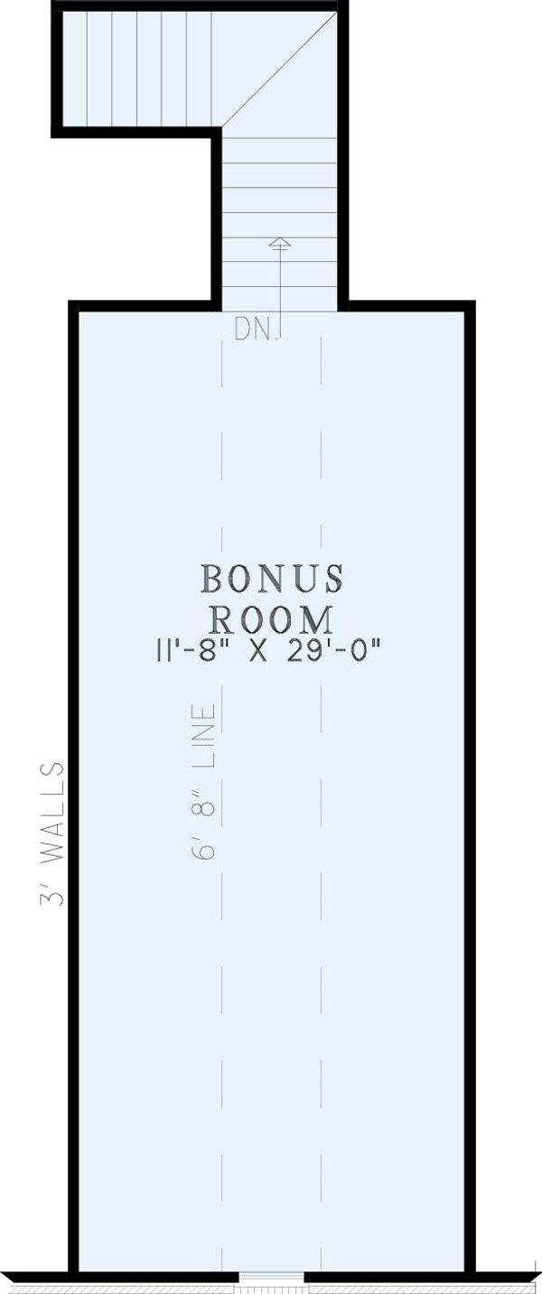 European Floor Plan - Upper Floor Plan #17-2167