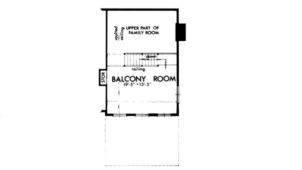 Home Plan - Prairie Floor Plan - Upper Floor Plan #320-1293