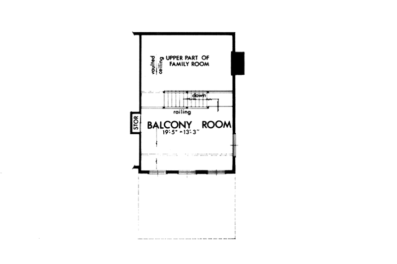 Architectural House Design - Floor Plan - Upper Floor for Prairie House Plan #320-1293 - 3 bed, 2.5 bath