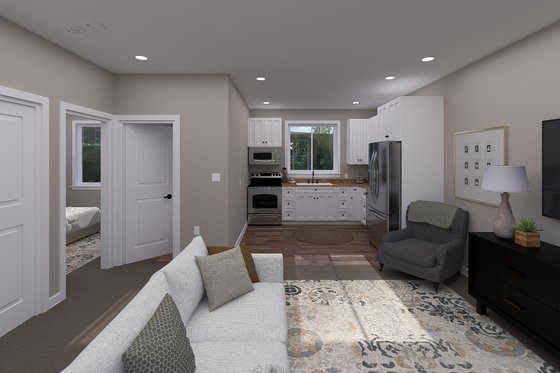 Interior - Family Room 2 for Farmhouse House Plan #1060-304 - 1 bed, 1 bath