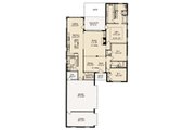 European Style House Plan - 3 Beds 2 Baths 2083 Sq/Ft Plan #36-460 