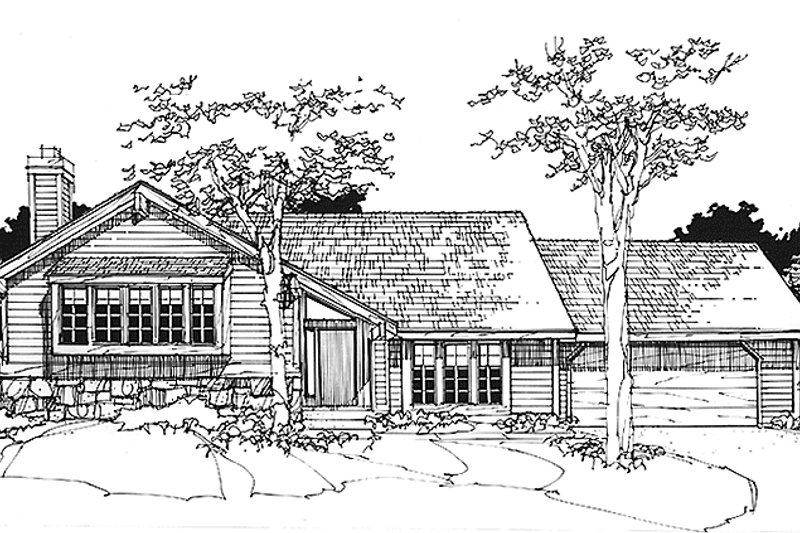 House Design - Prairie Exterior - Front Elevation Plan #320-1139