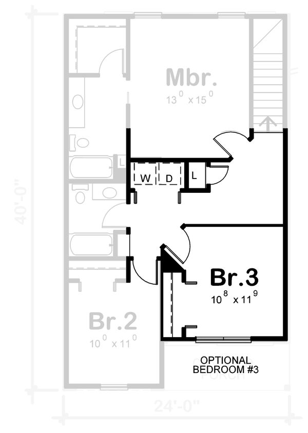Architectural House Design - Traditional Floor Plan - Other Floor Plan #20-2407