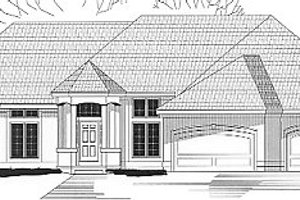 Traditional Exterior - Front Elevation Plan #67-372