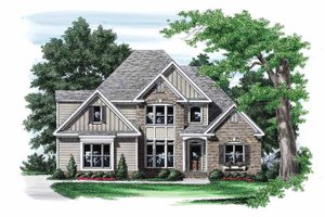 Traditional Exterior - Front Elevation Plan #927-557