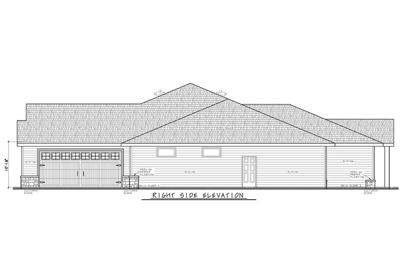 House Plan Design - Exterior - Other Elevation 1 for Craftsman House Plan #20-2531 - 3 bed, 2.5 bath
