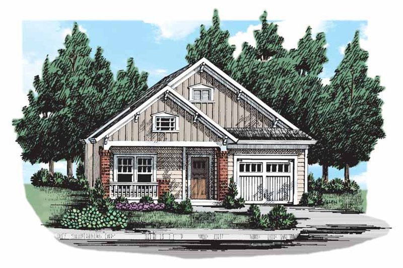 Home Plan - Craftsman Exterior - Front Elevation Plan #927-303