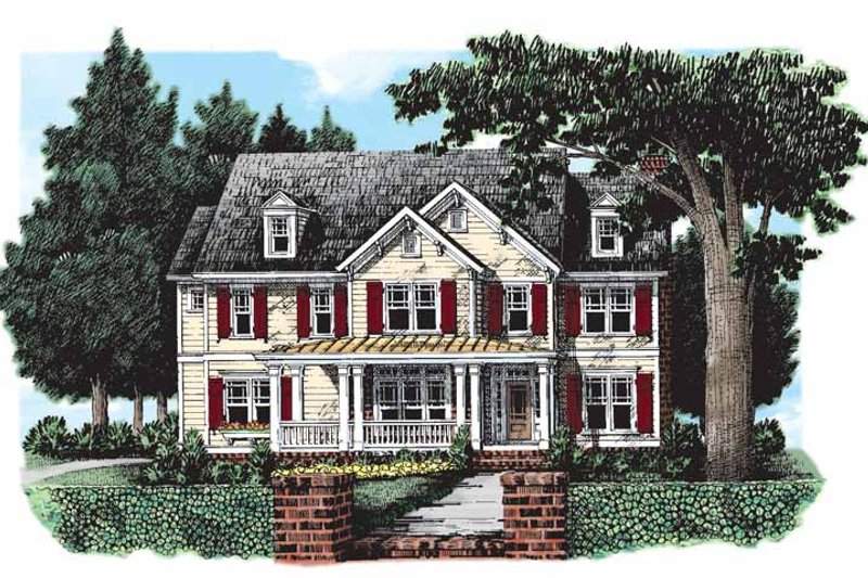Home Plan - Country Exterior - Front Elevation Plan #927-167