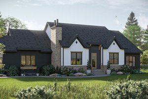 Home Plan - Cottage Exterior - Front Elevation Plan #455-704