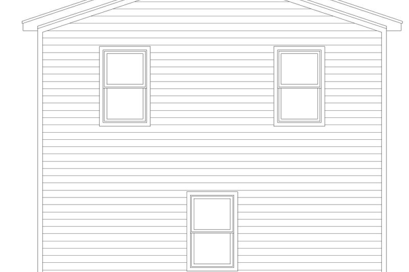 Home Plan - Exterior - Other Elevation 1 for Contemporary House Plan #932-932 - 2 bed, 1 bath