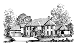House Design - Traditional Exterior - Front Elevation Plan #1016-56