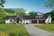 Craftsman Style House Plan - 2 Beds 2.5 Baths 2856 Sq/Ft Plan #117-933 