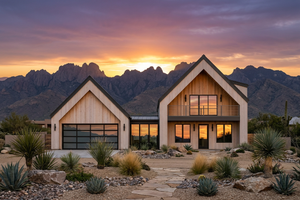 Architectural House Design - Exterior - Front Elevation for Modern House Plan #1096-197 - 3 bed, 2 bath