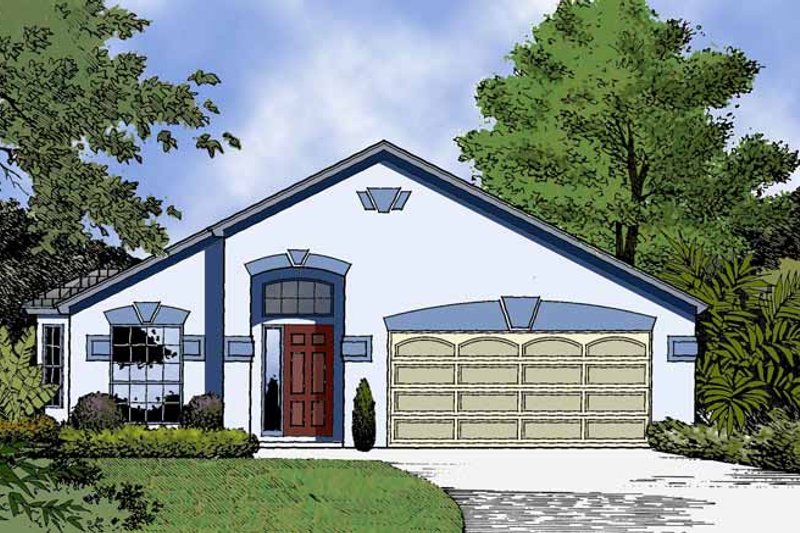 Home Plan - Country Exterior - Front Elevation Plan #1015-37