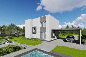 Photo for Modern House Plan #549-13 - 3 bed, 1 bath