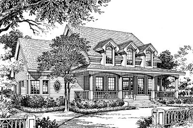 Traditional Style House Plan - 3 Beds 2.5 Baths 2663 Sq/Ft Plan #417-311