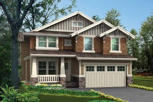 Craftsman Exterior - Front Elevation Plan #132-326