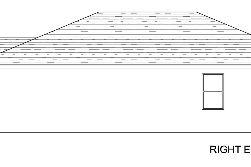 Home Plan - Exterior - Other Elevation 1 for Traditional House Plan #1058-238 - 2 bed, 2 bath