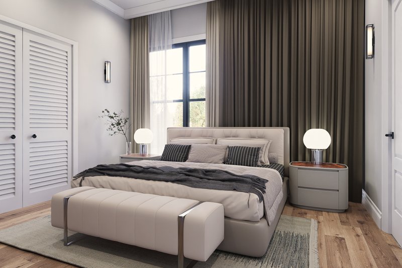 Dream House Plan - Interior - Master Bedroom for Farmhouse House Plan #119-476 - 3 bed, 2.5 bath