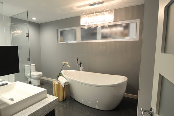 Interior - Master Bathroom 1 for Contemporary House Plan #23-2554 - 3 bed, 1.5 bath