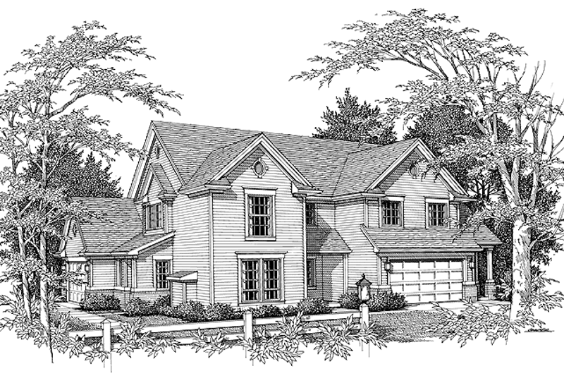 Home Plan - Traditional Exterior - Front Elevation Plan #48-756