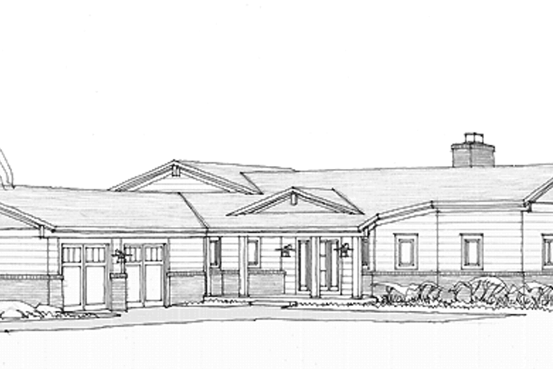 Home Plan - Craftsman Exterior - Front Elevation Plan #928-218