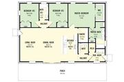 Barndominium Style House Plan - 3 Beds 2.5 Baths 1750 Sq/Ft Plan #1092-30 