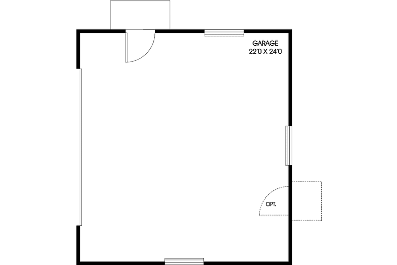 Home Plan - Floor Plan - Main Floor House Plan #60-664, 0 bath