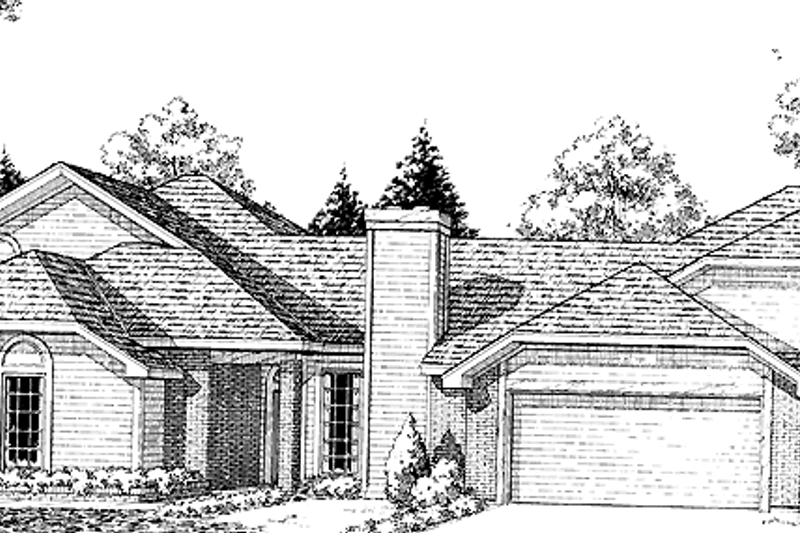Home Plan - Contemporary Exterior - Front Elevation Plan #310-1141