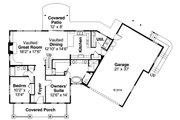 Craftsman Style House Plan - 4 Beds 3 Baths 2840 Sq/Ft Plan #124-979 