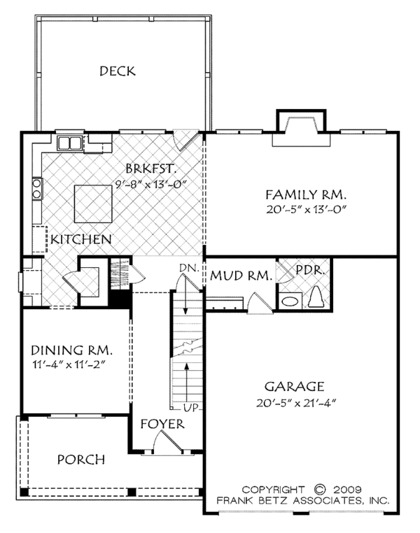 Traditional Floor Plan - Main Floor Plan #927-524