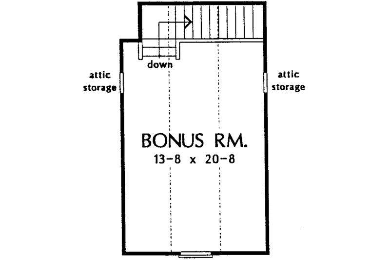 Home Plan - Floor Plan - Other Floor for Traditional House Plan #929-363 - 3 bed, 2 bath