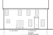 Colonial Style House Plan - 4 Beds 2.5 Baths 2803 Sq/Ft Plan #1053-54 Exterior 