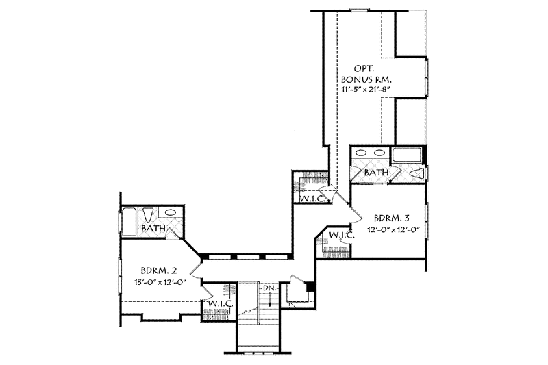Dream House Plan - Floor Plan - Upper Floor for Country House Plan #927-522 - 3 bed, 3.5 bath