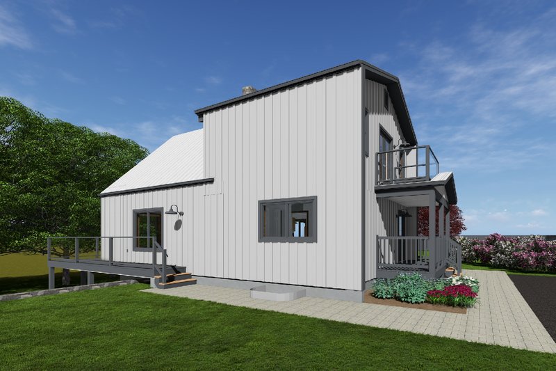 Home Plan - Exterior - Other Elevation 1 for Contemporary House Plan #126-292 - 2 bed, 2 bath