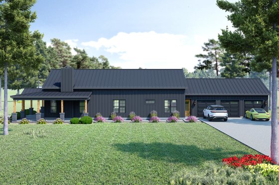 Exterior - Other Elevation for Barndominium House Plan #932-1242 - 4 bed, 3 bath