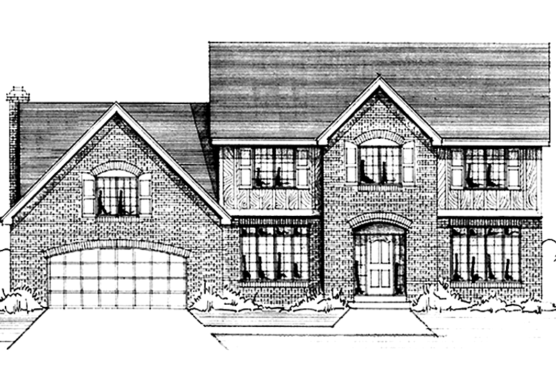 Dream House Plan - Exterior - Front Elevation 3 for European House Plan #51-874 - 3 bed, 2.5 bath