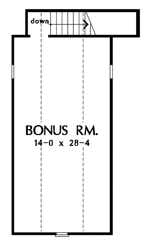 Dream House Plan - Optional Bonus Level