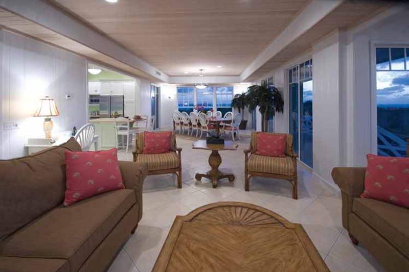 Architectural House Design - Interior - Family Room 1 for Country House Plan #928-57 - 4 bed, 4.5 bath